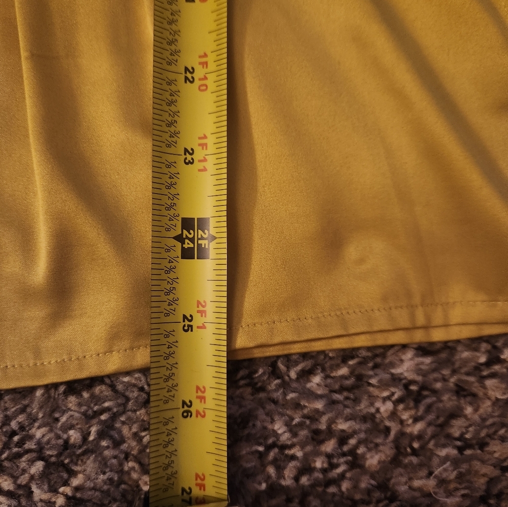 Express Outback Red Pattern Silky Blouse Small - image 8